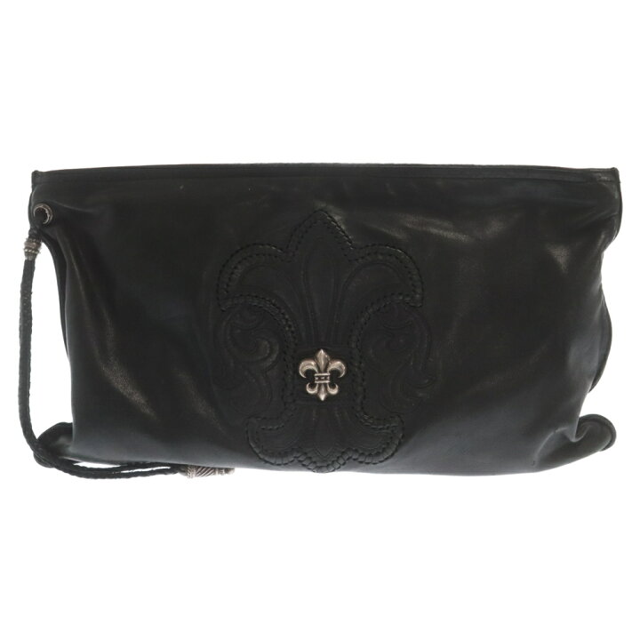 楽天市場】CHROME HEARTS(クロムハーツ) FLAT BAG W/SILVER BS FLEUR  