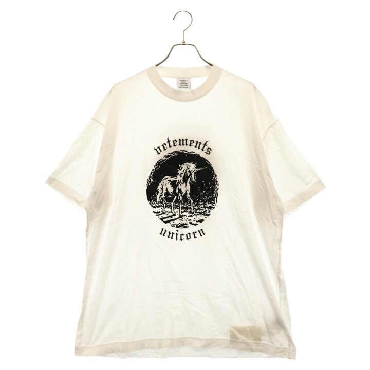楽天市場】VETEMENTS(ヴェトモン) サイズ:S 22SS Double Unicorn T 