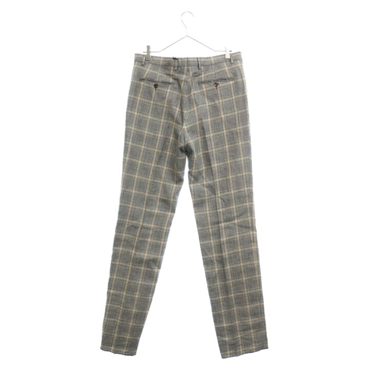 楽天市場】GUCCI(グッチ) サイズ:48 22SS ウールチェックスラックス 