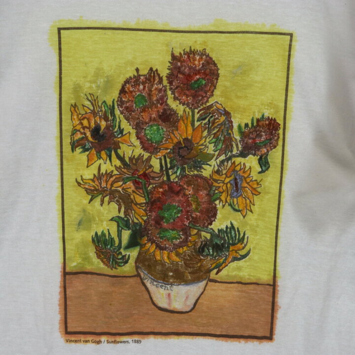 楽天市場】VINTAGE(ヴィンテージ) サイズ:L 90s van Gogh Sunflowers 