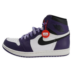 NIKE(ナイキ) サイズ:29.0cm AIR JORDAN 1 RETRO HIGH OG COURT PURPLE 555088-500 エアジョーダン1 レトロ ハイ コートパープル ハイカットスニーカー US11/29cm【中古】【程度B】【カラーパープル】【取扱店舗原宿】