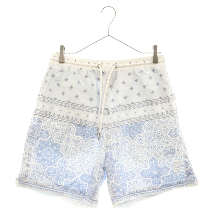 楽天市場】KITH(キス) サイズ:S 21SS Printed Poplin Active Shorts 