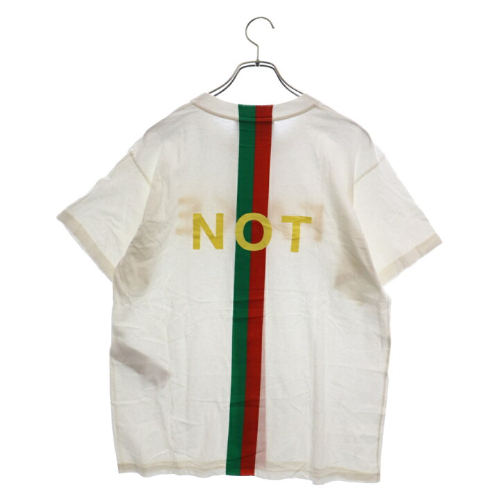楽天市場】GUCCI(グッチ) サイズ:S 20AW Fake/Not Print Oversize Tee 