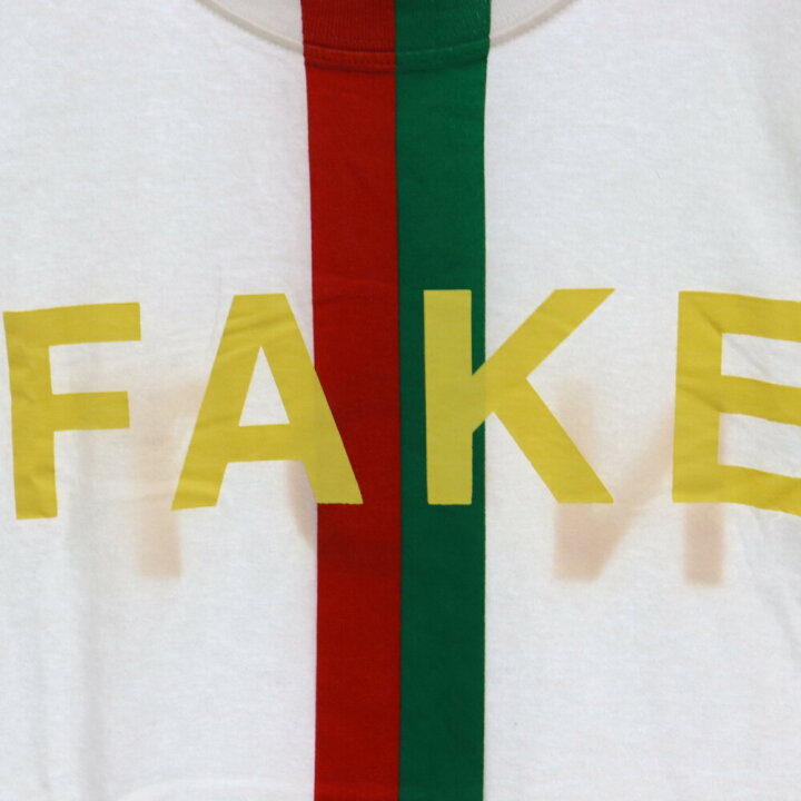 楽天市場】GUCCI(グッチ) サイズ:S 20AW Fake/Not Print Oversize Tee 