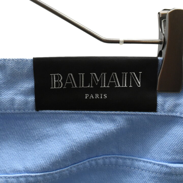 楽天市場】BALMAIN(バルマン) サイズ:29 ストレート ダメージ ジーンズ 