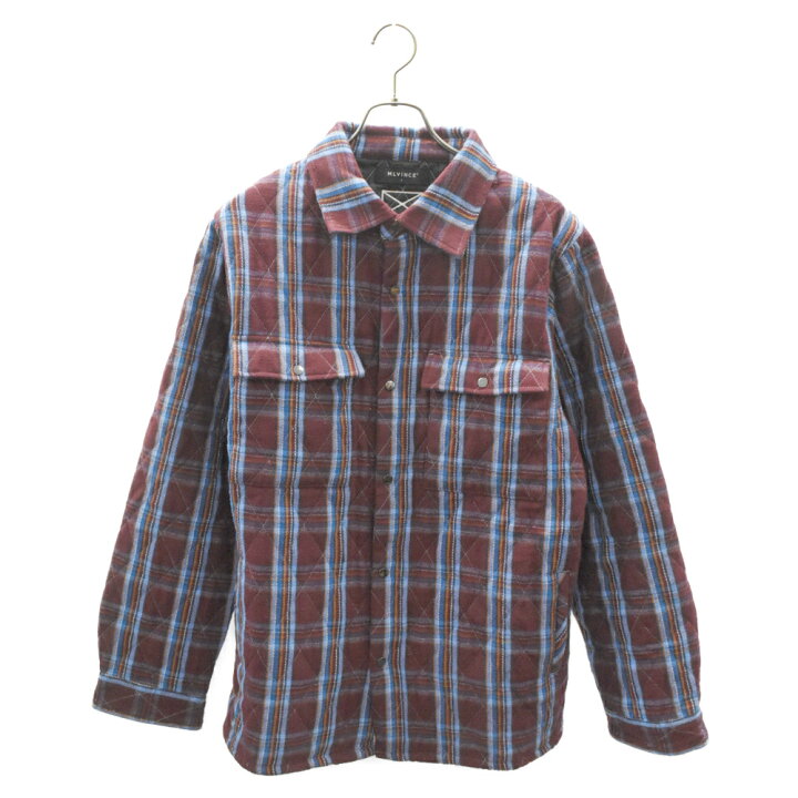 楽天市場】MLVINCE(メルヴィンス) サイズ:L QUILTED CHECK SHIRTS 