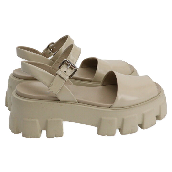 楽天市場】PRADA(プラダ) サイズ:37.5 モノリス ブラッシュドレザー 