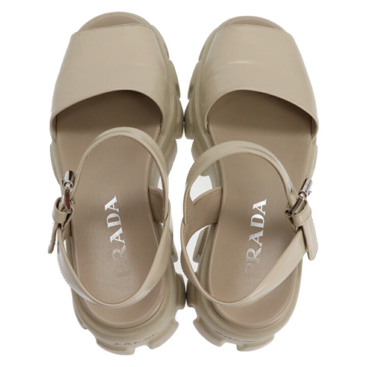 楽天市場】PRADA(プラダ) サイズ:37.5 モノリス ブラッシュドレザー  