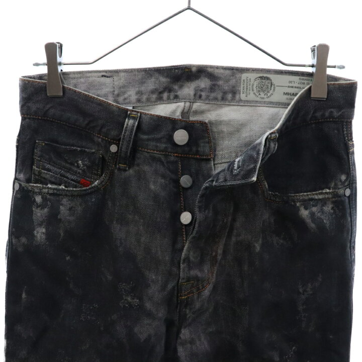 楽天市場】DIESEL(ディーゼル) サイズ:27 MHARKY ダメージ加工 ボタン 