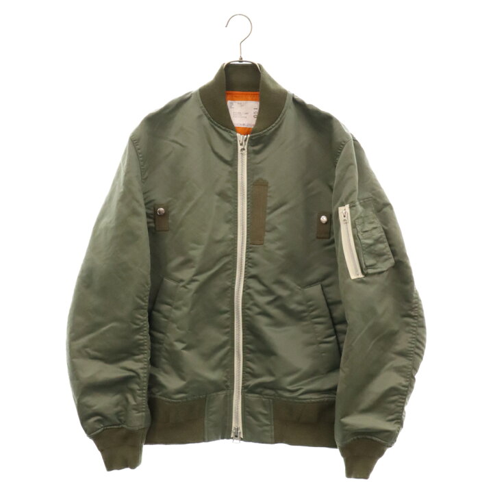 楽天市場】Sacai(サカイ) サイズ:2 Nylon Twill Blouson MA-1 