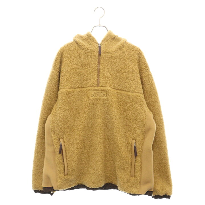 KITH(キス) サイズ:L 難し 21AW Pinehurst Bonded Sherpa Full Zip  