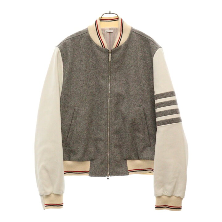楽天市場】THOM BROWNE(トムブラウン) サイズ:2 4BAR レザー切り替え 