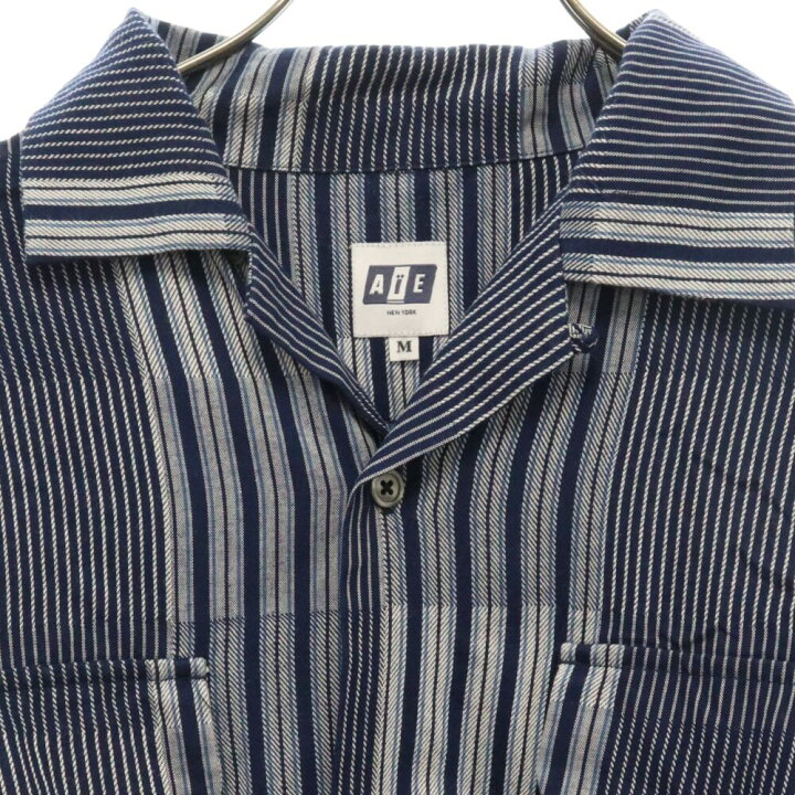 楽天市場】AiE(エーアイイー) サイズ:M 23SS ZPC SHIRT DOBBY STRIPE 
