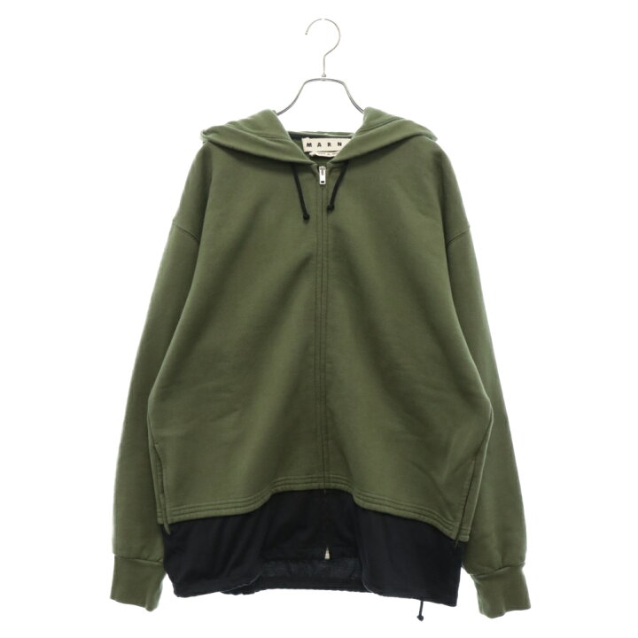楽天市場】MARNI(マルニ) サイズ:44 裾レイヤードデザイン フーデッド 