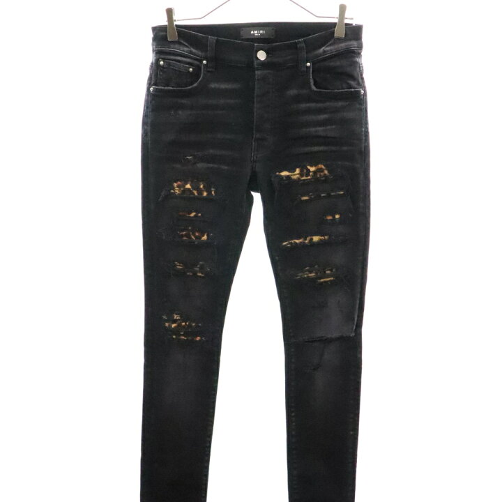 楽天市場】AMIRI(アミリ) サイズ:29 LEOPARD THRASHER JEAN レオパード  