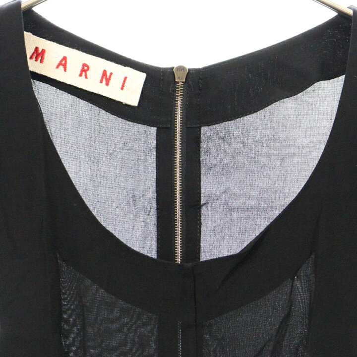 楽天市場】MARNI(マルニ) サイズ:36 Frill one-piece フリルスリーブ 