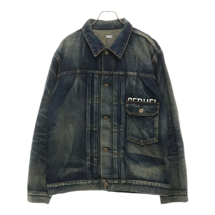 楽天市場】SEQUEL(シークエル) サイズ:L 22AW × FRAGMENT Used Denim 