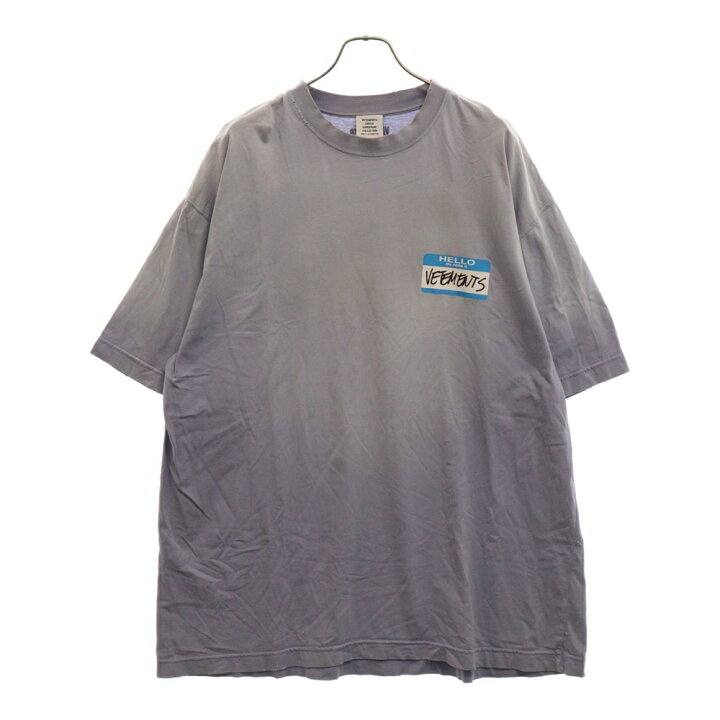 楽天市場】VETEMENTS(ヴェトモン) サイズ:M 23SS HELLO my name is 