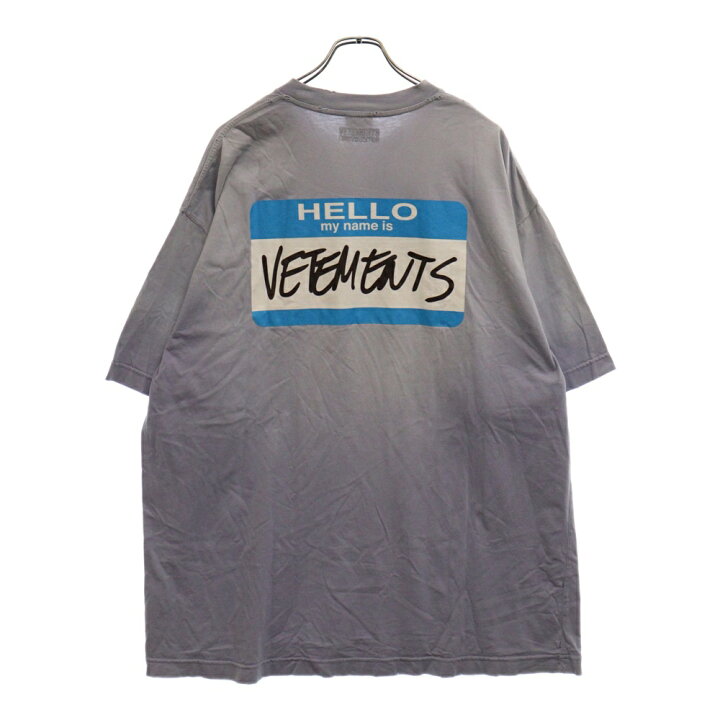 楽天市場】VETEMENTS(ヴェトモン) サイズ:M 23SS HELLO my name is 