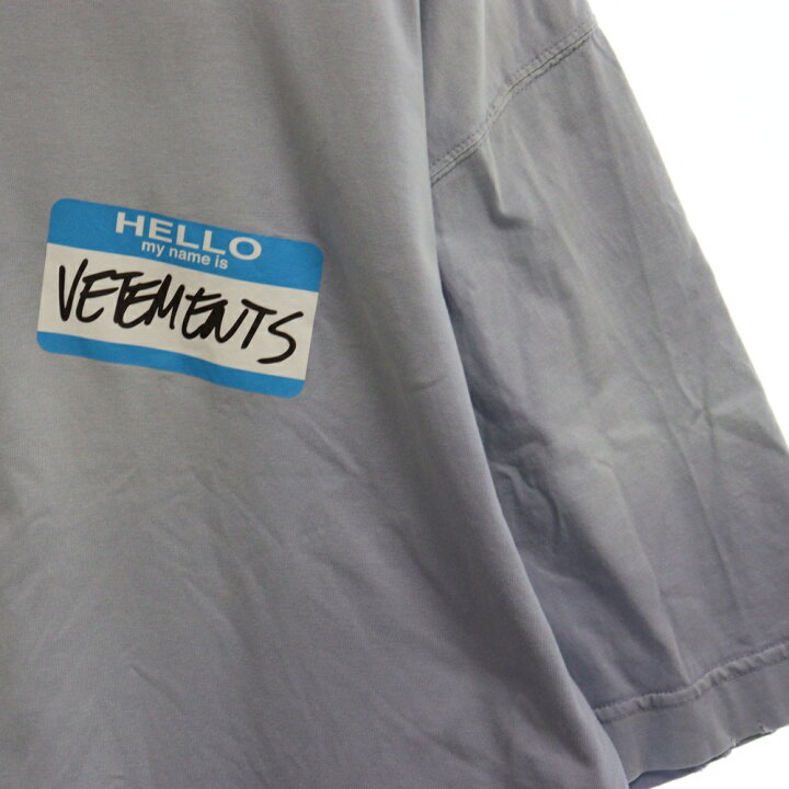 楽天市場】VETEMENTS(ヴェトモン) サイズ:M 23SS HELLO my name is 