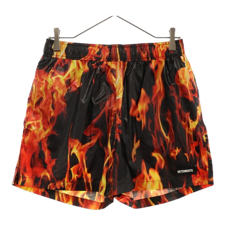 楽天市場】VETEMENTS(ヴェトモン) サイズ:S 22SS Fire Swim Shorts 