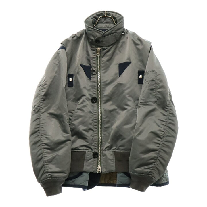 楽天市場】Sacai(サカイ) サイズ:3 22AW Nylon Twill Mix Blouson 22