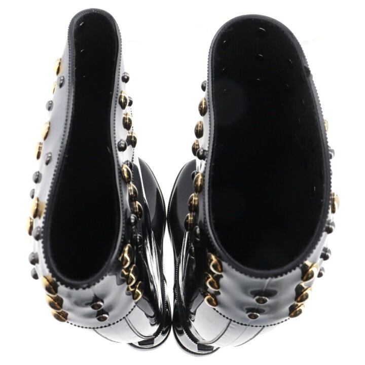 楽天市場】MOSCHINO(モスキーノ) サイズ:37 スタッズ PVC ロングレイン 