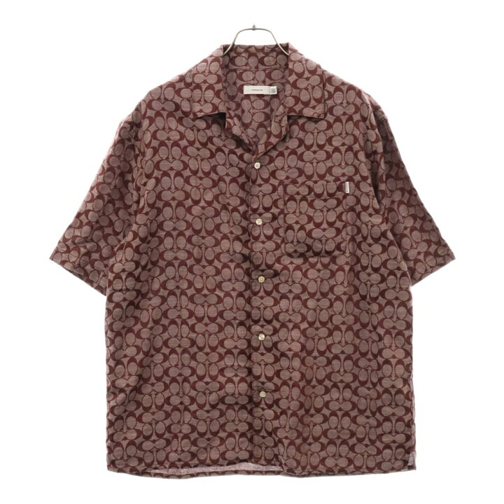 楽天市場】COACH(コーチ) サイズ:L シグネチャーキャンプ総柄半袖  