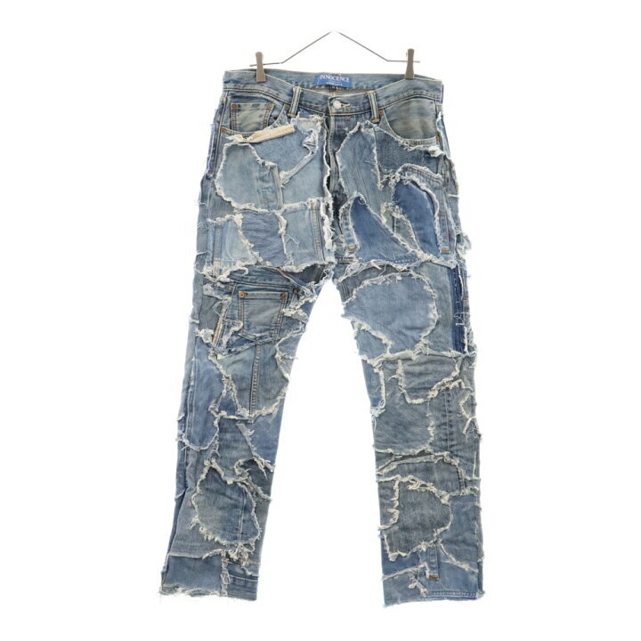 楽天市場】INNOCENCE(イノセンス) サイズ:34 PATCHWORK DENIM PANTS 
