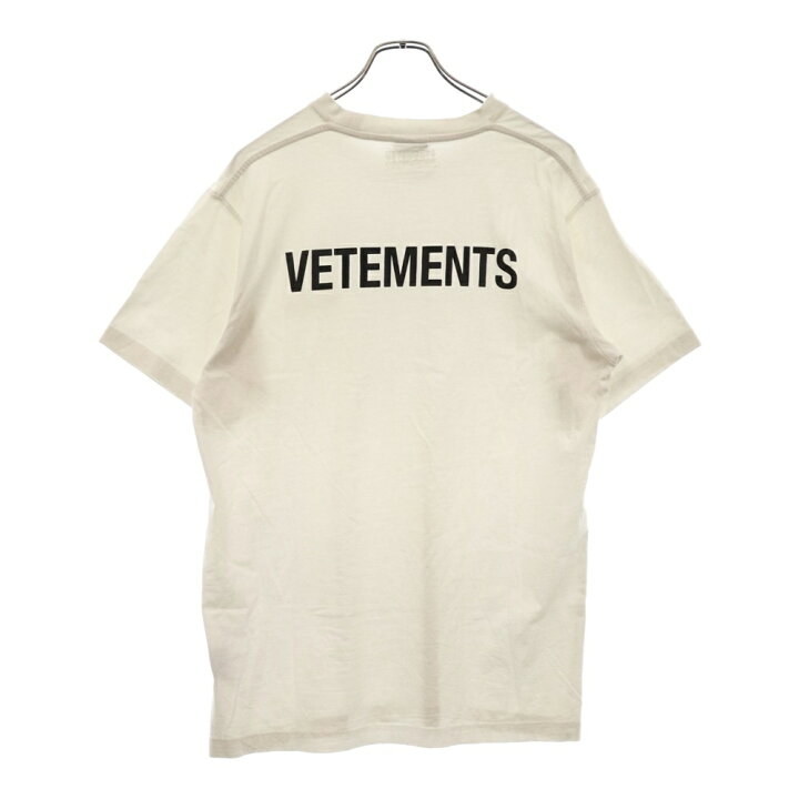 楽天市場】VETEMENTS(ヴェトモン) サイズ:S ロゴプリント クルーネック 