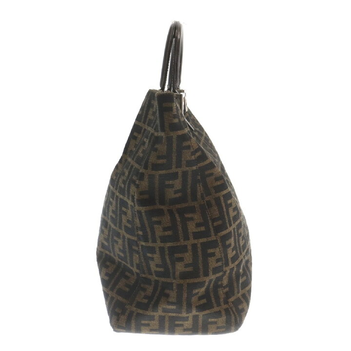 楽天市場】FENDI(フェンディ) ズッカ柄 FFシルバー金具 レザーハンドル  
