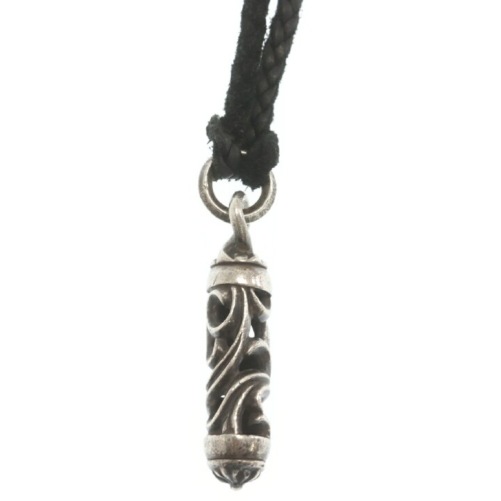 楽天市場】CHROME HEARTS(クロムハーツ) ROLLER PENDANT W/LEATHER 