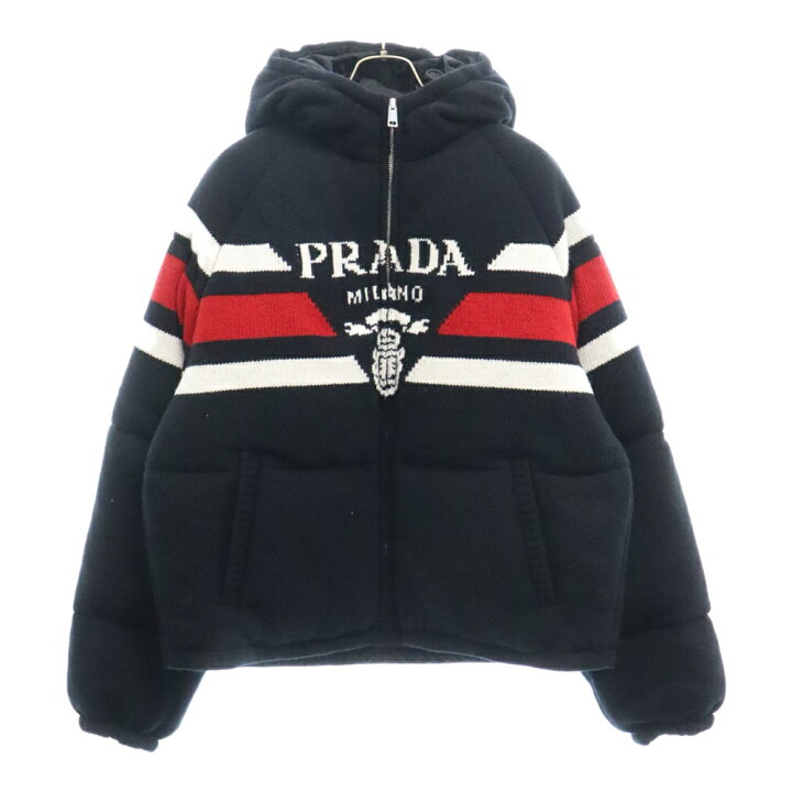 楽天市場】PRADA(プラダ) サイズ:M ウールカシミヤ混紡 ロゴジャガード 