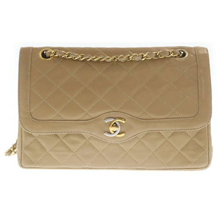 楽天市場】CHANEL(シャネル) パリ限定 マトラッセ Wフラップ チェーン 