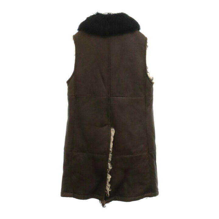 楽天市場】MARNI(マルニ) サイズ:42 ラムレザーファー ロングベスト 