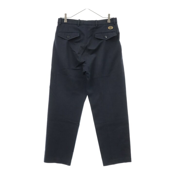 楽天市場】GUCCI(グッチ) サイズ:44 GGロゴパッチ チノパンツ 