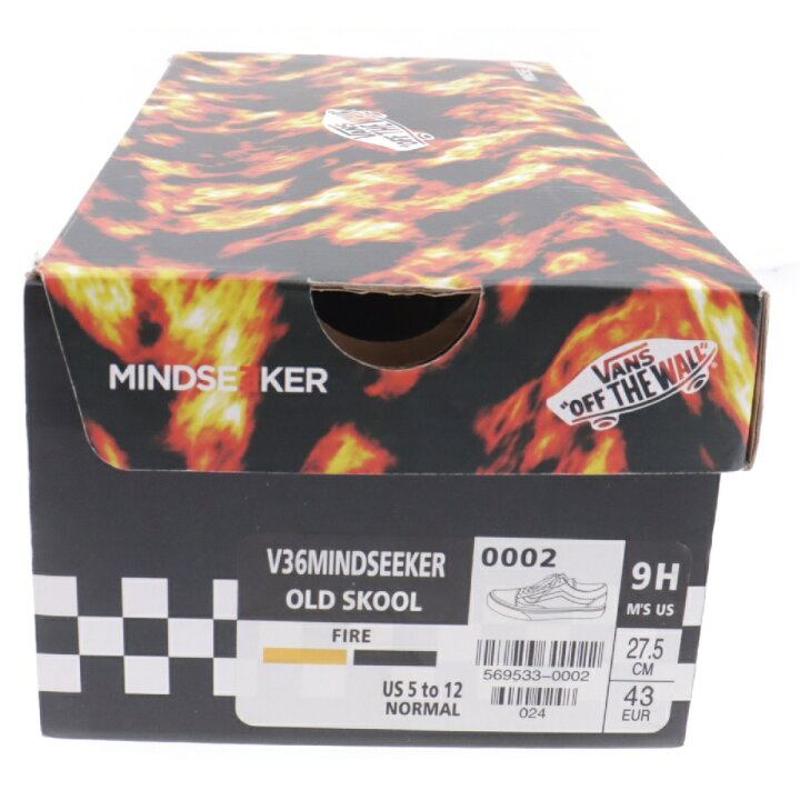 楽天市場】VANS(ヴァンズ) サイズ:27.5cm ×MINDSEEKER OLD SKOOL FIRE  