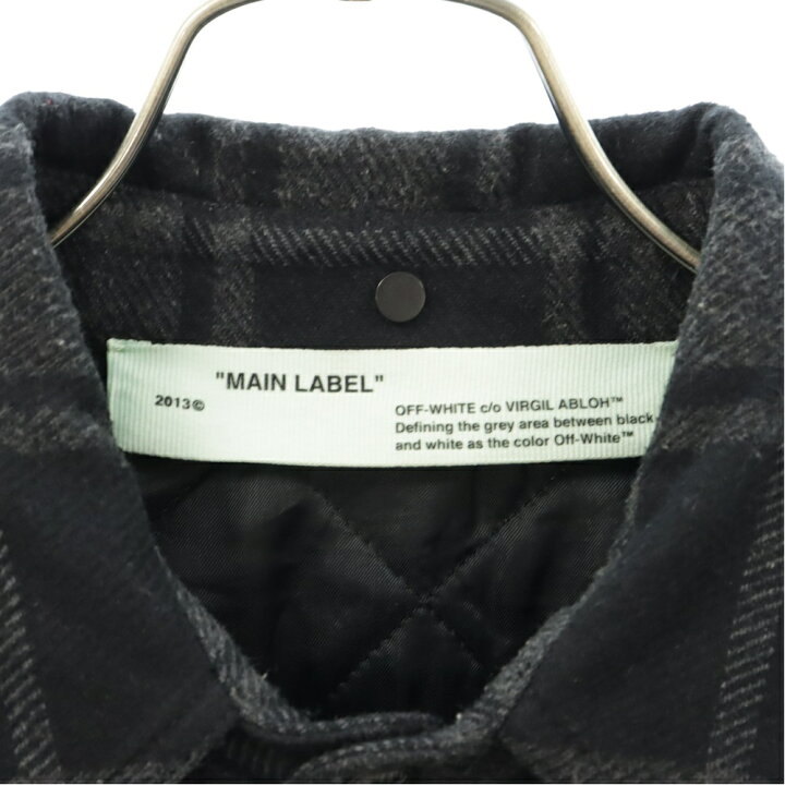 楽天市場】OFF-WHITE(オフホワイト) サイズ:S PADDED SHIRT チェック 