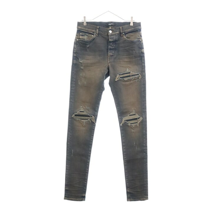 楽天市場】AMIRI(アミリ) サイズ:32 23SS MX1 JEAN レザー蛇腹切替 