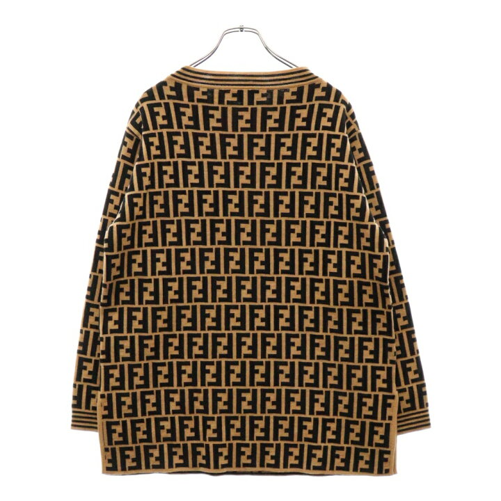 楽天市場】FENDI(フェンディ) サイズ:40 FFロゴ 総柄 クールネック長袖 