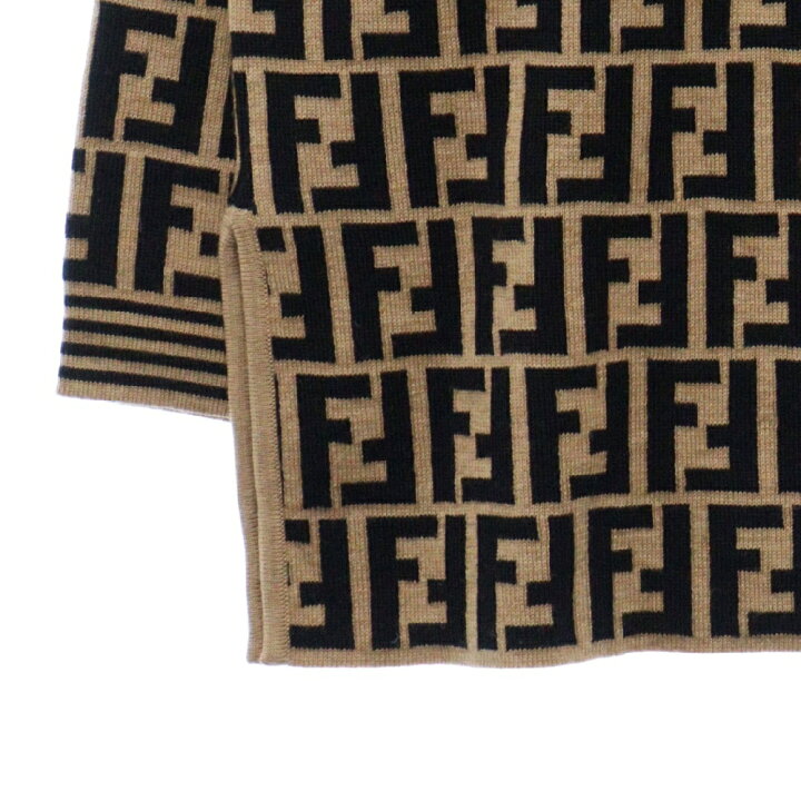 楽天市場】FENDI(フェンディ) サイズ:40 FFロゴ 総柄 クールネック長袖 