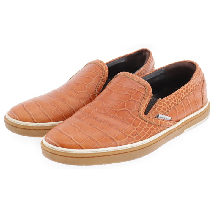 楽天市場】JIMMY CHOO(ジミーチュウ) サイズ:40 GROVE RUST クロコ型 