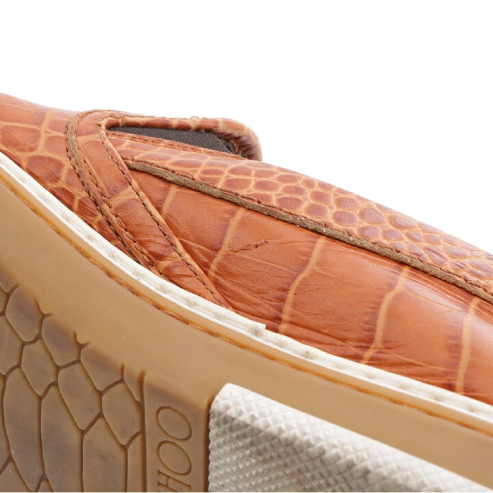 楽天市場】JIMMY CHOO(ジミーチュウ) サイズ:40 GROVE RUST クロコ型 
