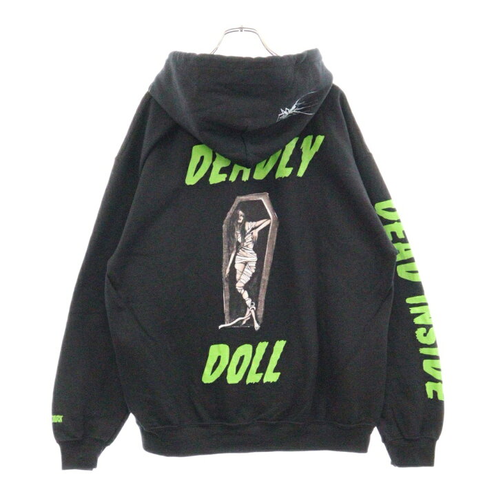 楽天市場】Deadly Doll(デッドリードール) サイズ:L Coffin hoodie 