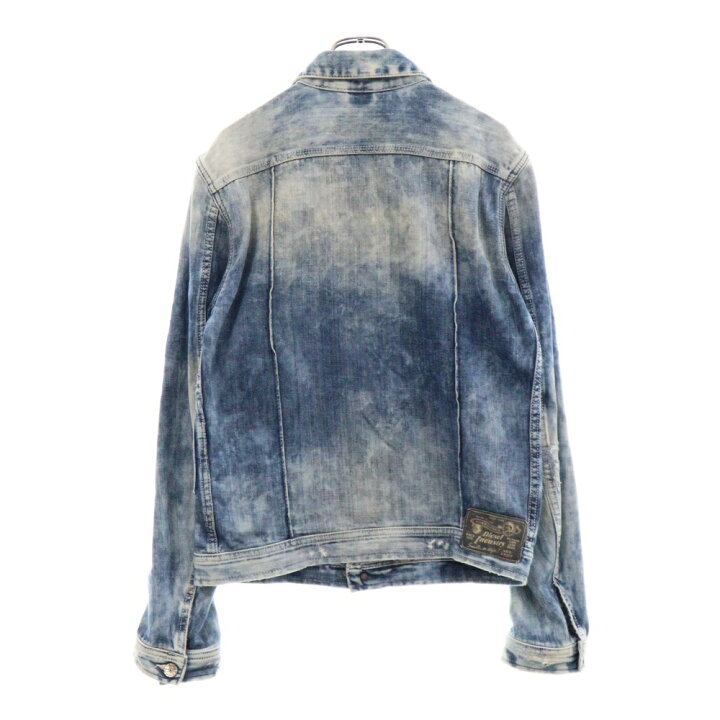 DIESEL(ディーゼル) サイズ:M D-LEE-A ロゴワッペン ダメージ加工 