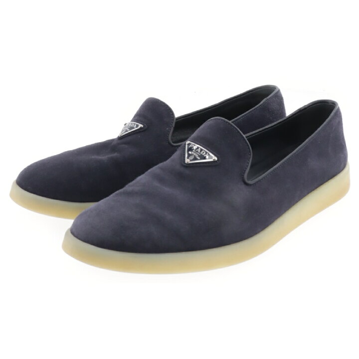 楽天市場】PRADA(プラダ) サイズ:5 1/2 三角プレート スウェード 