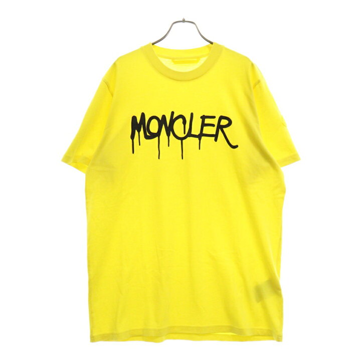 楽天市場】MONCLER(モンクレール) サイズ:XL ペイントロゴ 半袖Tシャツ 