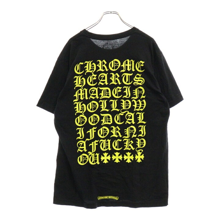 Chrome Hearts 黒 Tシャツ バックプリント