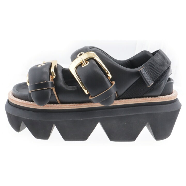 楽天市場】Sacai(サカイ) サイズ:37 24SS Belt Sandals レザー ベルト  