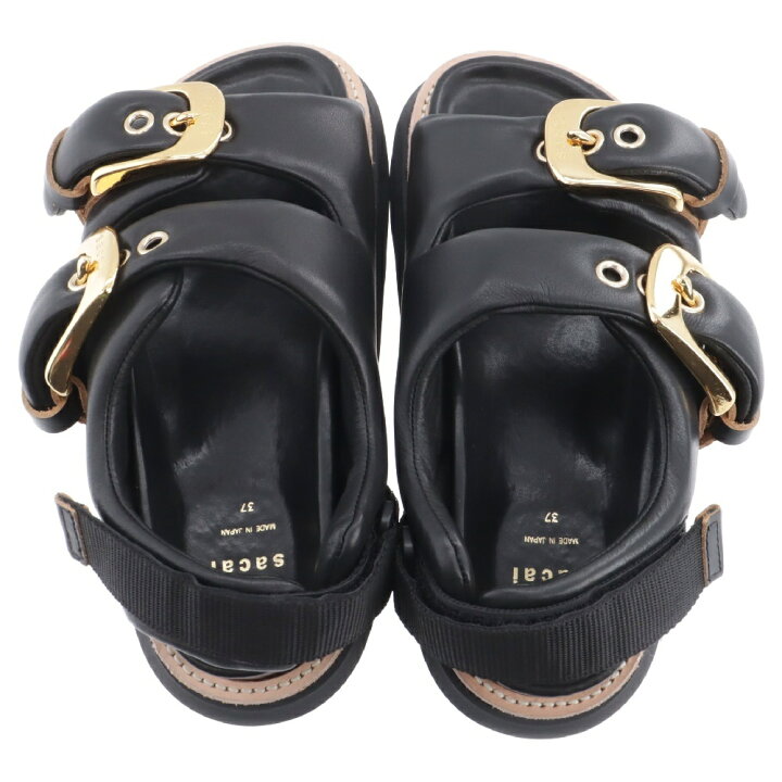 楽天市場】Sacai(サカイ) サイズ:37 24SS Belt Sandals レザー ベルト  